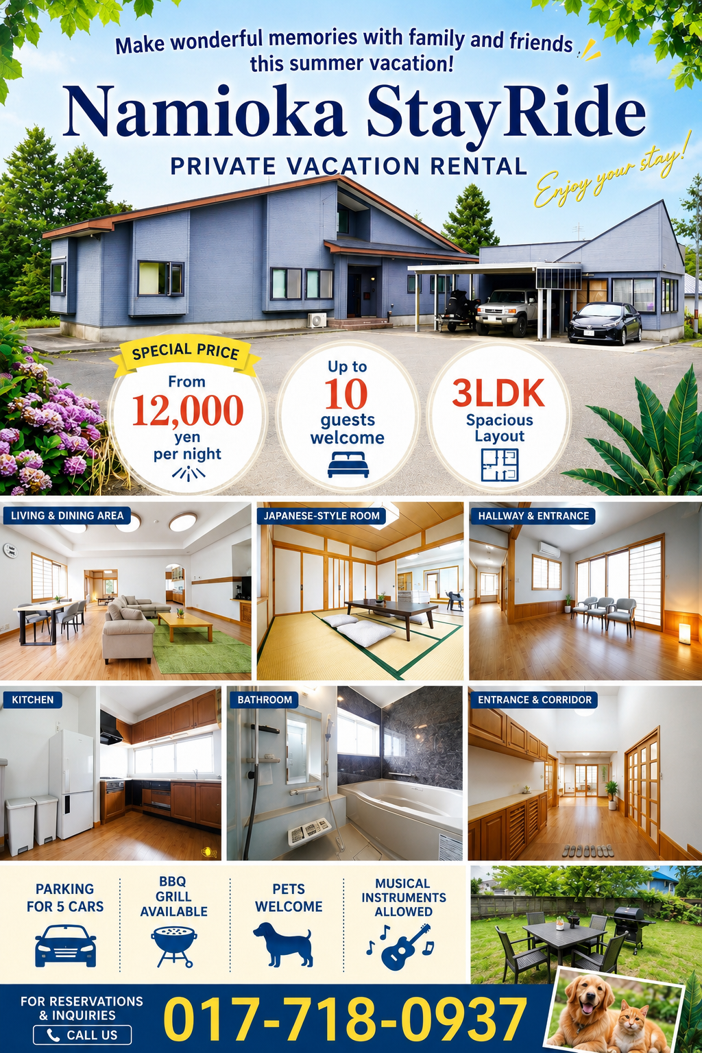 Guesthouse StayRide Namioka overview poster
